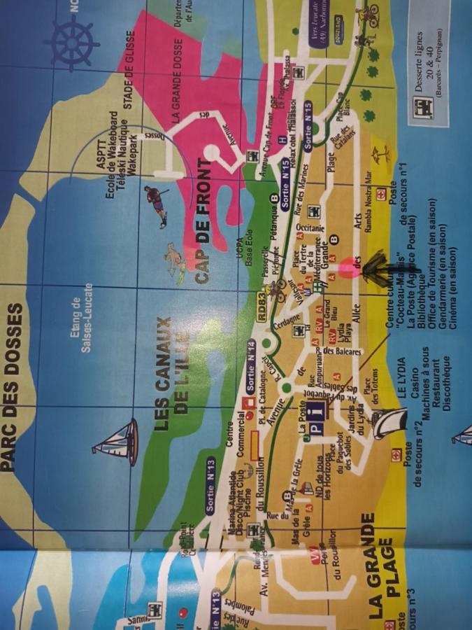 Le Victoria'S Beach Barcares - Parking Prive - Direct Plage - 5 Minutes A Pied Du Lydia - 3 Personnes Le Barcarès Exteriör bild